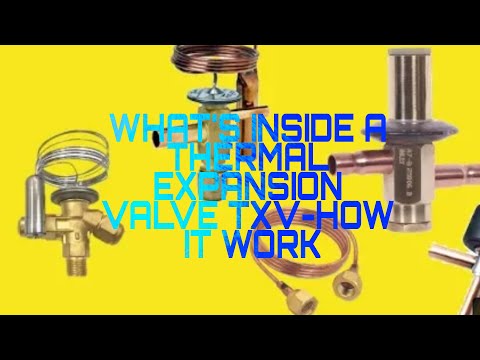 what's inside a thermal expansion valve txv-how it works