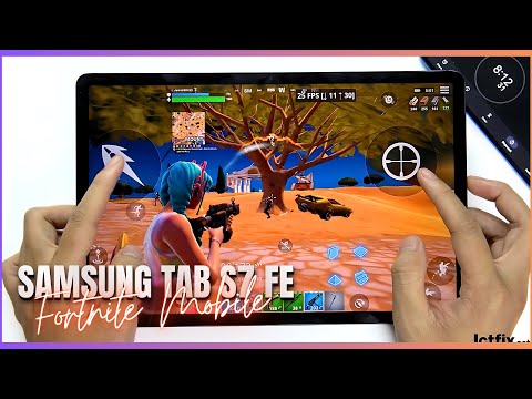 Samsung Tab S7 FE Fortnite Gaming test Update | Snapdragon 750G