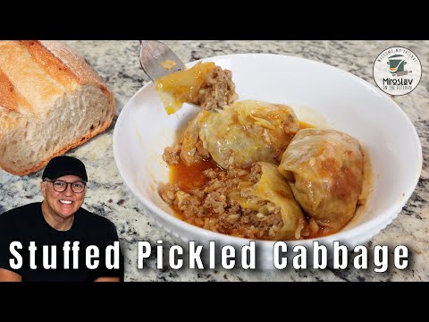 How to Make Traditional Sarma | Pickled Cabbage Rolls 🥬