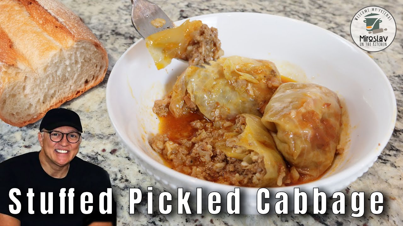 How to Make Traditional Sarma | Pickled Cabbage Rolls 🥬