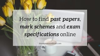 How to find past papers