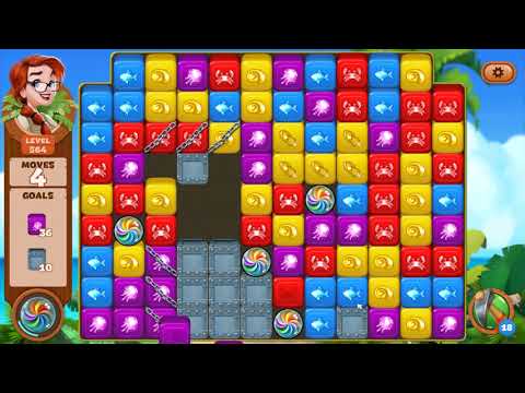 Lost Island: Blast Adventure - Level 564 (No Boosters) HD