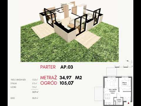 Mieszkania w Niechorzu - ul. Bursztynowa - parter