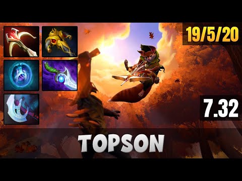 TOPSON Hoodwink MID LANE Gameplay WITH 19 KILLS | Dota 2 Full Game