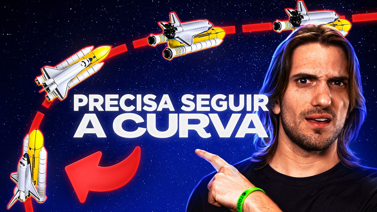 A curva que coloca FOGUETES no ESPAÇO