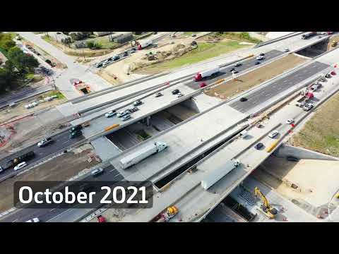 North Tarrant Express 35W Progress Update-April 2022