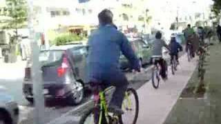 preview picture of video 'Cycling the bicycle lane in Rethymno'