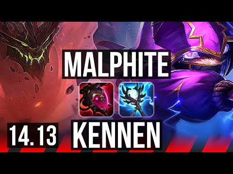 MALPHITE vs KENNEN (TOP) | Rank 4 Malph, 6/1/5 | TR Challenger | 14.13