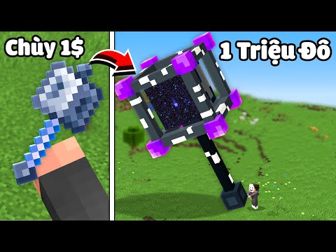 $1 Hammer and $1 Million Hammer in Minecraft