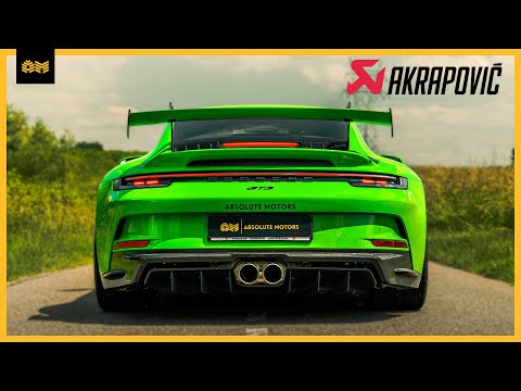 AKRAPOVIC 992 GT3 PORSCHE Exhaust system including headers! LOUD!