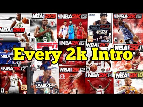 Every Single NBA 2k Intro Ever - NBA 2k Nostalgia