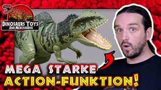 Diese Action gab es noch nie! Jurassic World Dominion Roar Strikers Giganotosaurus von Mattel 2022