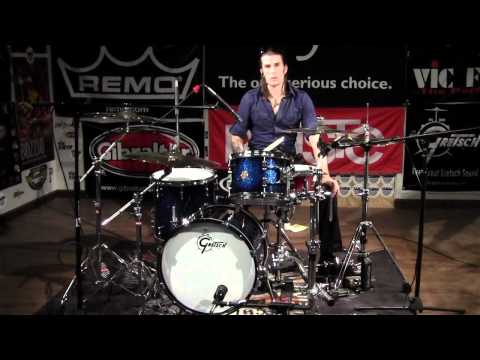 Greenbrier Percussion - Gretsch New Classic Bop Ocean Sparkle Blue Drum Demo