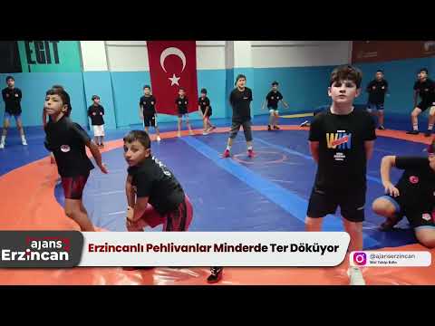 Erzincanlı Pehlivanlar Minderde Ter Döküyor