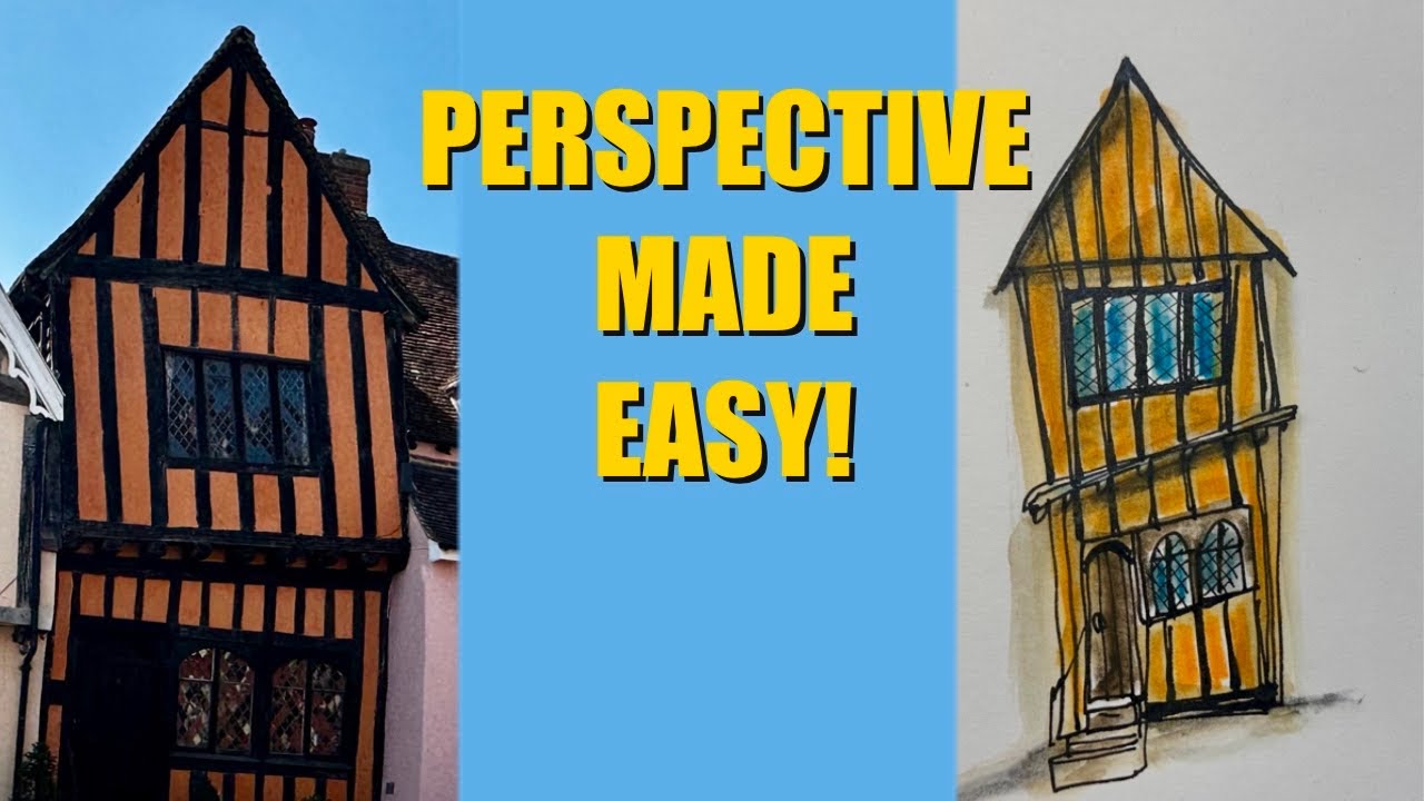 Perspective made easy | Perspective drawing tutorial 