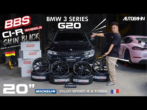 BMW 3 Series G20 - ล้อ BBS CI-R Wheels (Satin Black) พร้อมกับยาง Michelin อย่างหล่อ ลงตัวสุดๆ