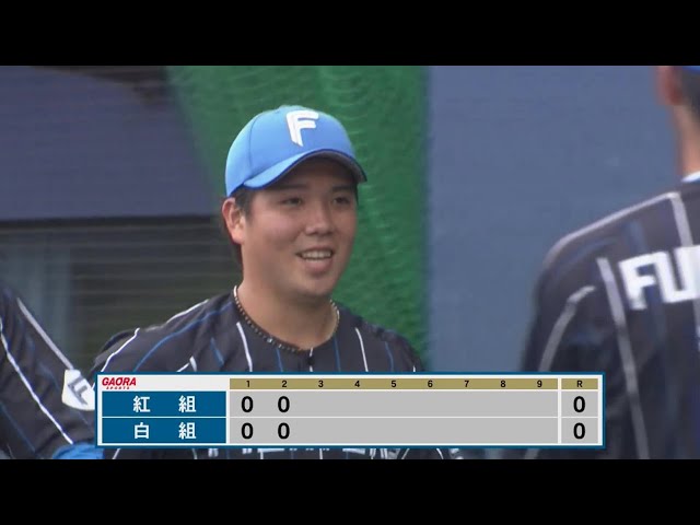 【春季キャンプ紅白戦】堂々デビュー!! ファイターズドラフト2位ルーキー・金村尚真 2者連続三振!! 2023年2月11日 北海道日本ハムファイターズ