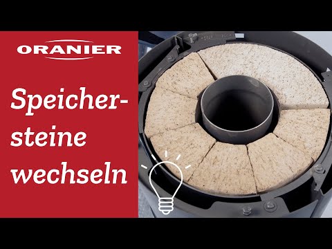 ORANIER - Speichersteine W+ selbst einbauen