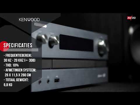 Kenwood, M-918DAB-H muzikinis centras video
