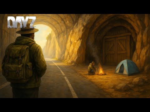 I Lived In A HIDDEN Mountain Cave Base - DayZ (Movie)
