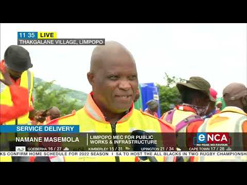 Ramaphosa delighted with road project