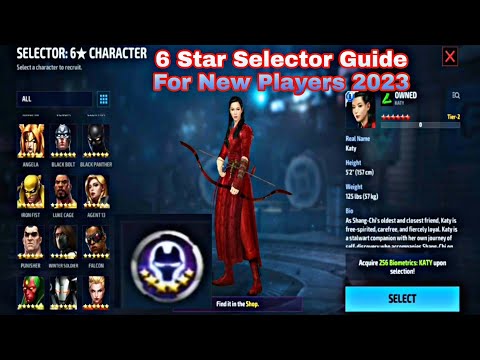 6 Star Selector Guide For New Players 2023 - Marvel Future Fight