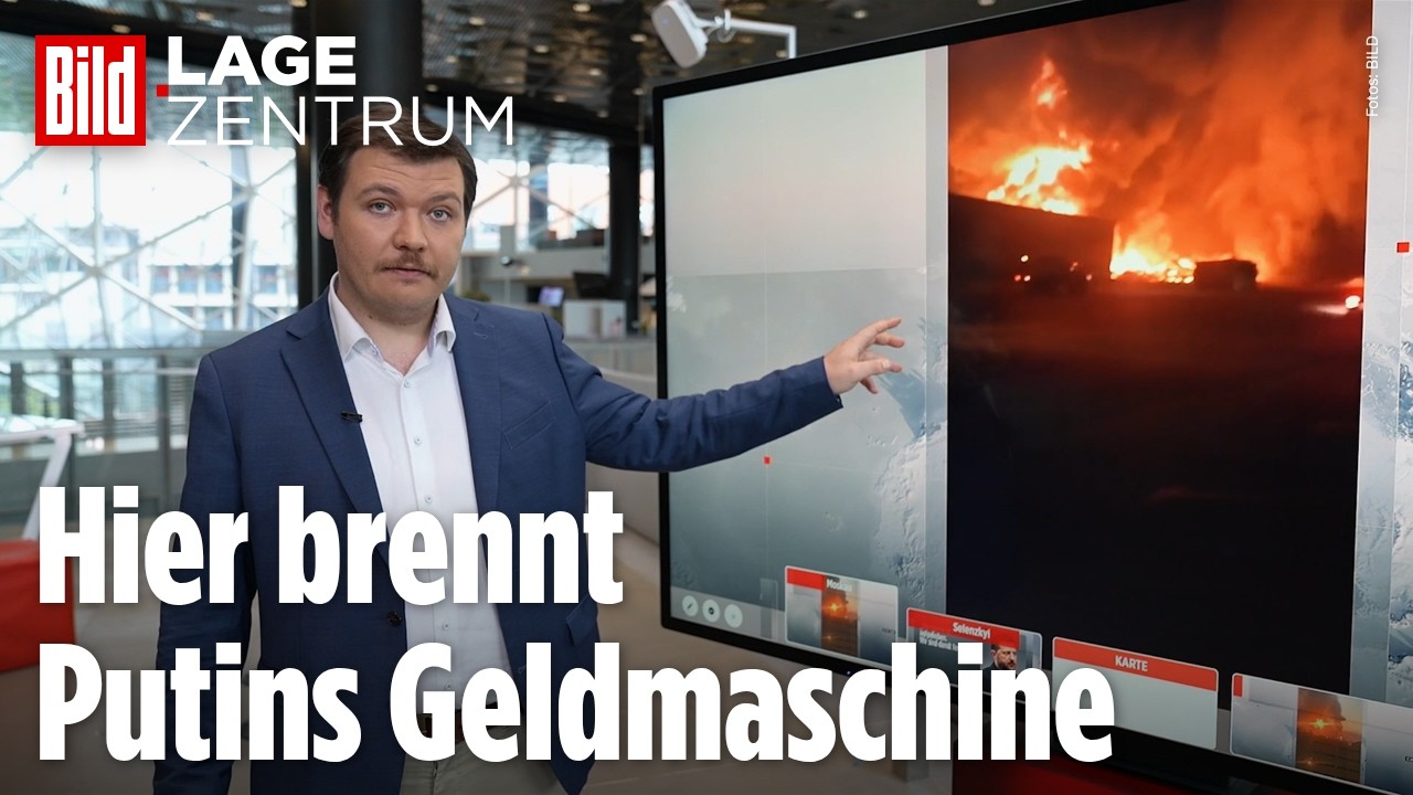 RUSSLANDS ÖL BRENNT: Darum riskiert Selenskyj den Bruch mit Trump! | BILD Lagezentrum