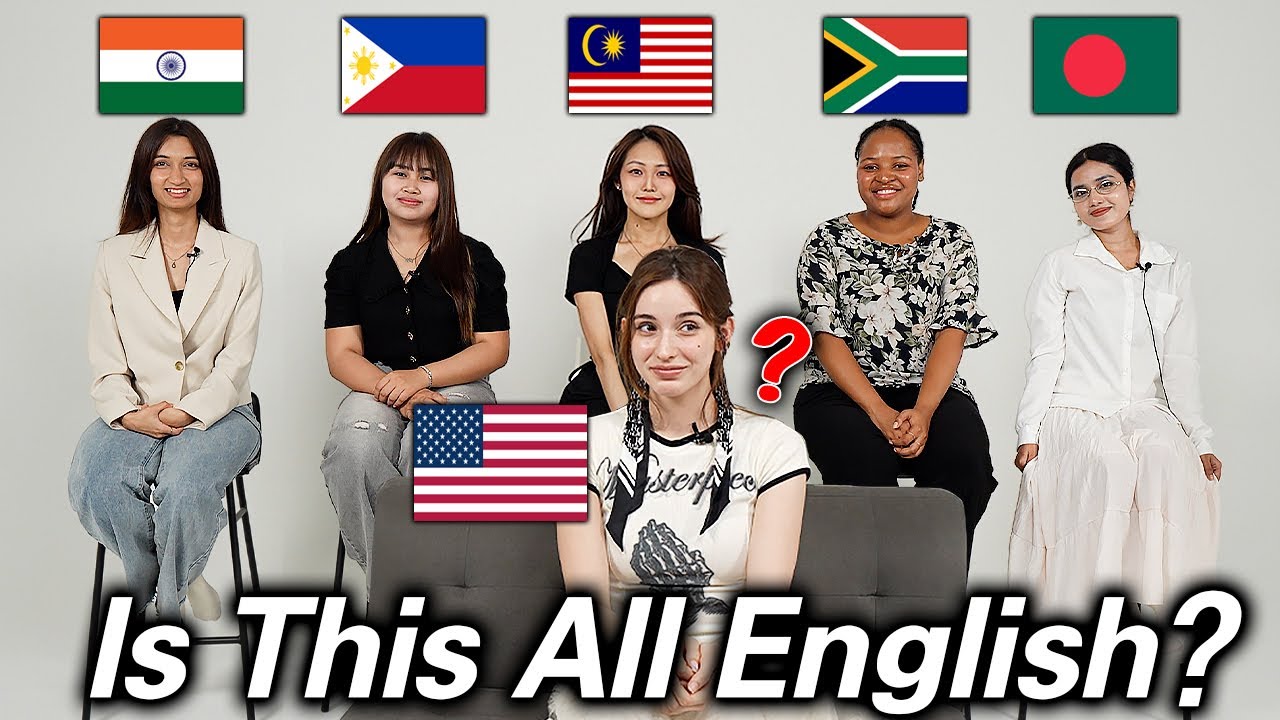 Guess Nationality of English Speaking Countries By English Accent!!