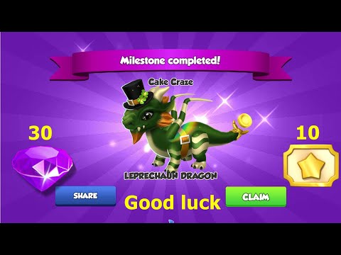 Have you got Leprechaun Dragon Cake event-Dragon Mania Legends | DML