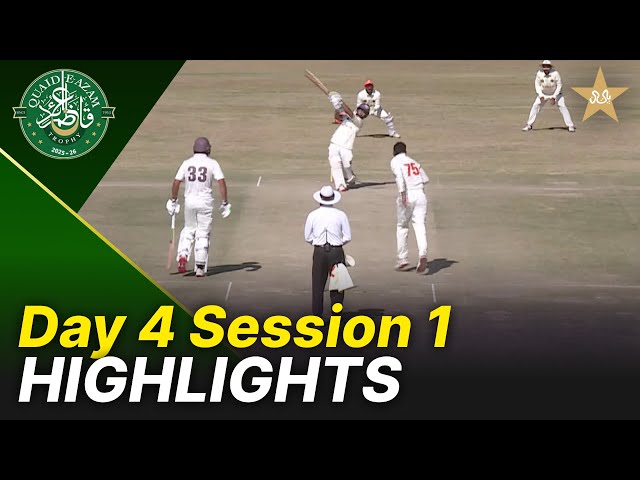 1st Session Highlights | Islamabad Region vs FATA Region | Day 4 | QeAT 2025-26 | PCB | M2P1S