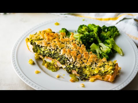 Pesto Baked Salmon