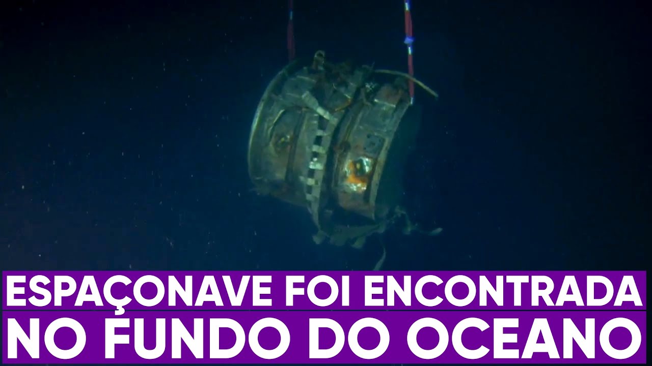 Espaçonave é achada no fundo do mar