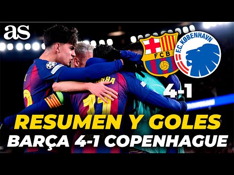 RESUMEN Y GOLES FC Barcelona 4-1 Copenhague: REMONTADA BLAUGRANA de TOP 8 | Audio Carrusel