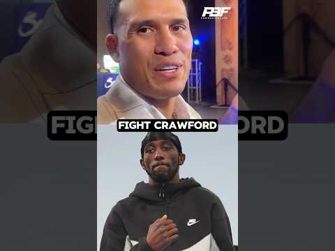 DAVID BENAVIDEZ SHUTS DOWN TERENCE CRAWFORD FIGHT #Shorts