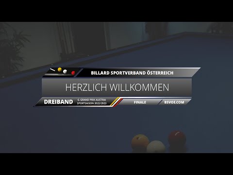 6. Dreiband Grand Prix Austria 2022/23 - Finale - Karl Makik gg. Arnim Kahofer