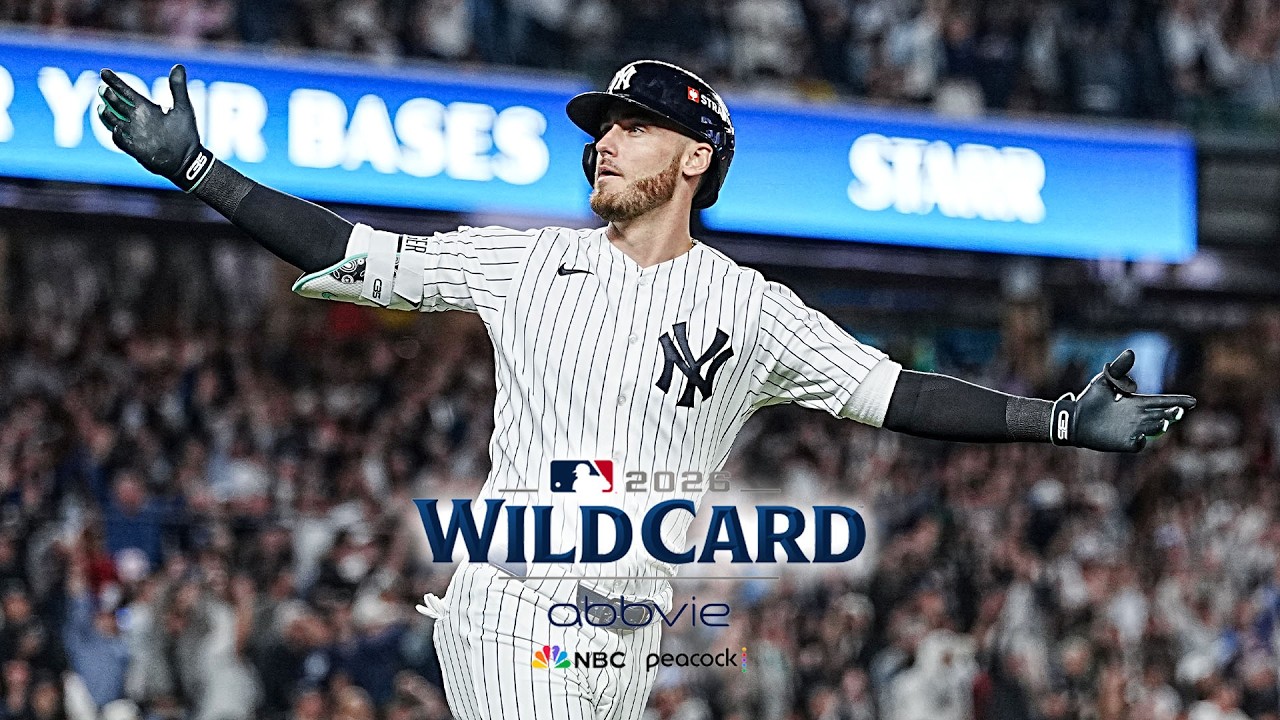Yankee Stadium ERUPTS 💥 Cody Bellinger launches three-run homer | 2026 MLB Wild Card | NBC Sports