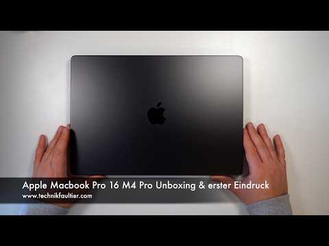 Apple Macbook Pro 16 M4 Pro Unboxing, Einrichtung & erster Eindruck