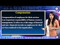 Compensation Definition Goals Ms Shilpa Bhandari Asst Prof BBA TIAS On Tecnia TV