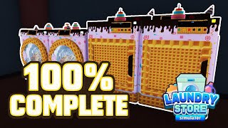 100% Completion & Full Automation | Laundry Store Simulator ~ Part 11 ~ Finale