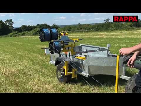Lightweight Trailer Winder Demo | New for 2025 | Electric Fencing | Rappa