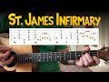 St James Infirmary — Acoustic Blues Guitar Lesson (Key of A minor)