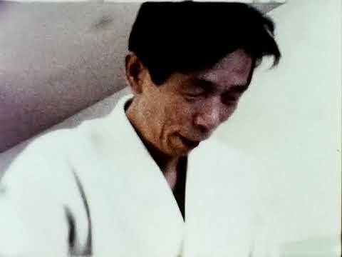 Seigo Yamaguchi sensei at Aikikai Honbu Dojo, 1980 Dec 8
