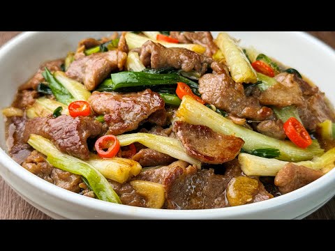 Pork and Scallion Stir-Fry (Super Easy!)