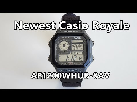 Newest Casio World Time AE1200 “Casio Royale”