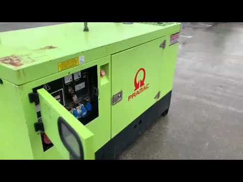 YEAR:2010 33KVA PRAMAC SILENT DIESEL GENERATOR WITH 4323 HOURS