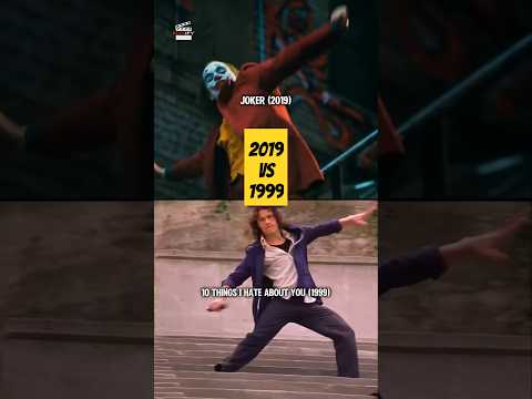 Joker (2019) dance scene was inspired by 10 Things I Hate About You (1999) #joker
