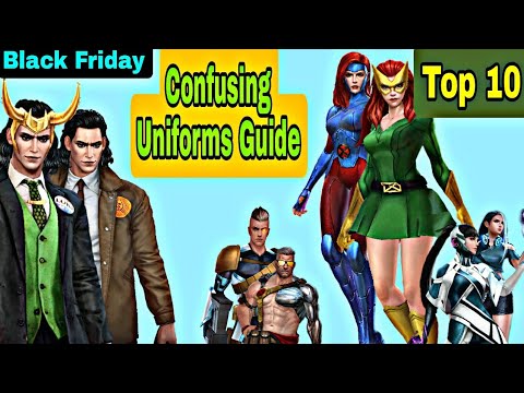 Comparison Uniforms Suggestions Top 10 For Black Friday Uniforms Discount 2021 - Marvel Future Fight
