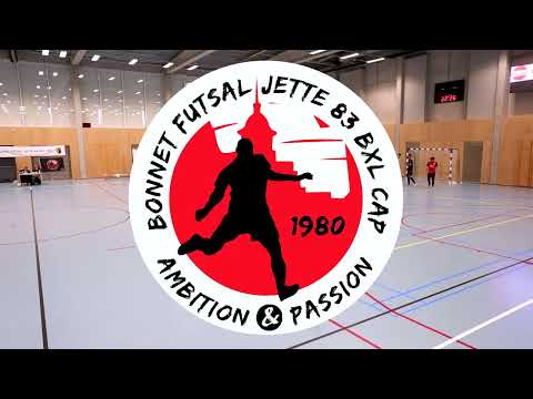Résumé du match de D2A RBFA Bonnet Futsal Jette 83 BXL CAP - ZVC RealDev Vilvoorde (1/12/23).