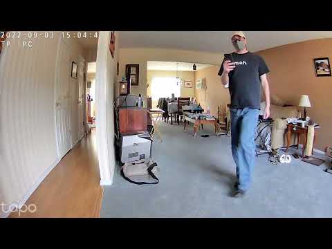TP-Link Tapo Indoor Security Camera (C110) Raw footage