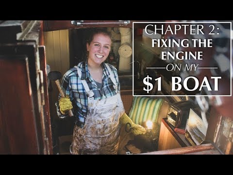 Restoring the engine on my $1 boat [Sabb 10hp]